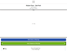 Tablet Screenshot of khyberpassoakpark.com